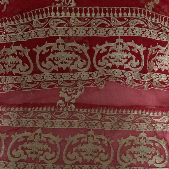 Embroidered Dupatta /Stole /Wrap - Picture 2 of 2